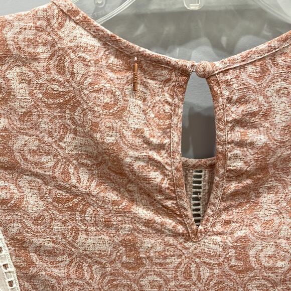 MISA Los Angeles Floral Ruffled Lace Blouse NWOT - Picture 4 of 7